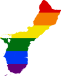 Thumbnail for File:LGBT Flag map of Guam.png