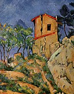 La Maison lézardée, par Paul Cézanne, Yorck.jpg
