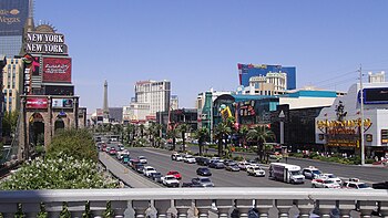 Description: View of the Las Vegas Strip from ...