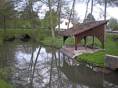 Le lavoir de Lessier, à Ronquerolles.