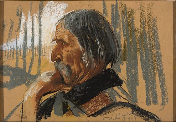 Leon Wyczółkowski, Portret Szymona Tatara