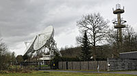 Het voormalig grondstation voor satellietcommunicatie van Belgacom te Lessive