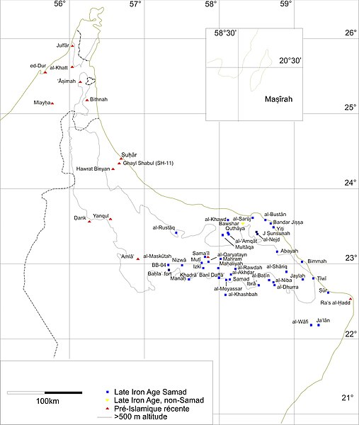 Late Iron Age sites in Oman