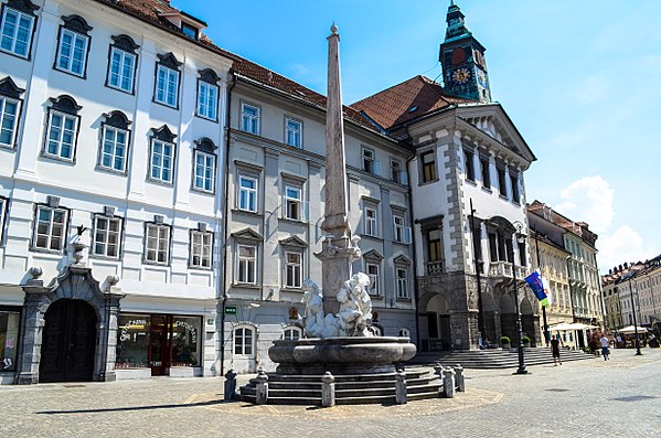 Image: Ljubljana Robba fountain (23665322093)