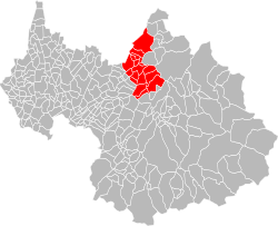 Lage der CC de la Région d’Albertville im Département Savoie
