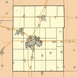 Pesotum is located in Champaign County, Illinois
