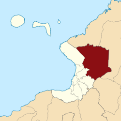 Peta genah kecamatan Mapanget ring Manado