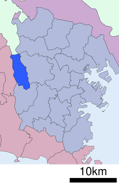 Location of Seya ward Yokohama city Kanagawa prefecture Japan.svg