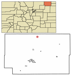 Location in Logan County, Colorado