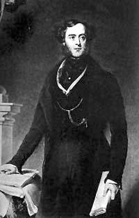 Lord George Bentinck: his sale of Surplice cost him the "Blue Ribbon".