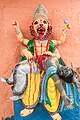 Lord Narasimha Killing the Demon Hiranyakashipu-Sculpture