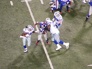 <span class="mw-page-title-main">Holding (American football)</span> Type of penalty in American football