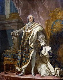 राजा लुई XV का पोर्ट्रेट