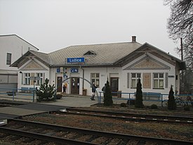 Lužice, okres Hodonín - vlakové nádraží.JPG