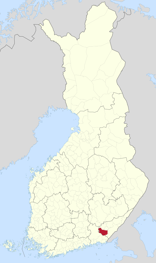 Localização de Luumäki na Finlândia