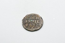 Koin tembaga VOC 1838