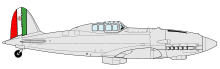 First Folgore prototype Macchi M.C.202 MM445.svg