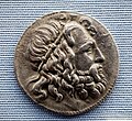 Macedonia - king Antigonos III Doson - 227-225 BC - silver tetradrachm - head of Poseidon - Apollon on prow - München SMS