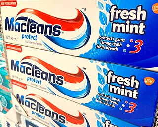 <span class="mw-page-title-main">Macleans (toothpaste)</span> Dental hygiene product
