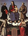 Madonna cu Pruncul Iisus şi patru sfinţi