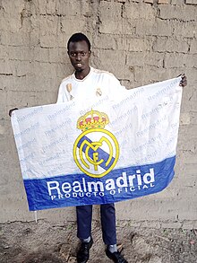 Madut Aluk's son Clement Ker, Real Madrid's Aweilian fan Madut Aluk son.jpg