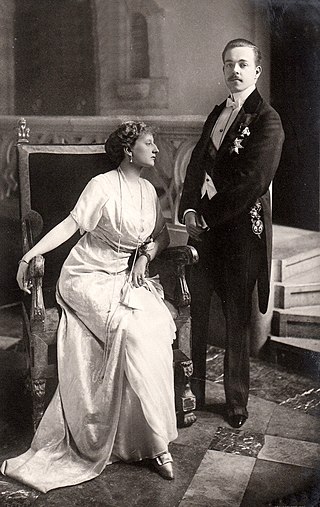 King Manuel II and his wife, Augusta Victoria