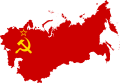 A "flag-map" of the Soviet Union — (PNG)