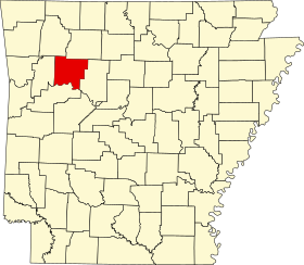 Localização do Condado de Johnson