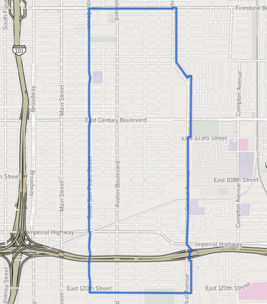 File:Map of Green Meadows neighborhood of Los Angeles California.gif