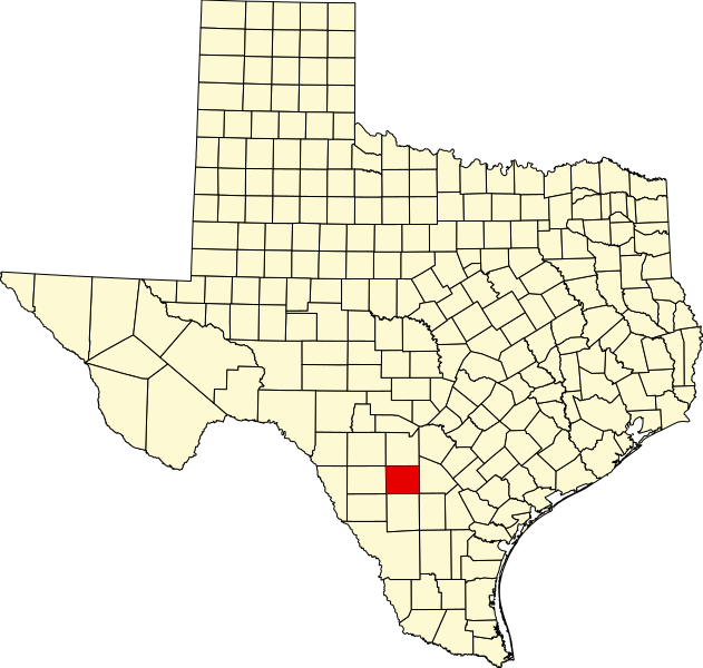 Fil:Map of Texas highlighting Frio County.svg