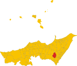 Map of comune of Antillo (metropolitan city of Messina, region Sicily, Italy).svg