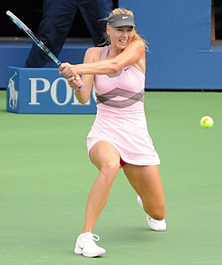 Maria Sharapova at the 2012 US Open.jpg