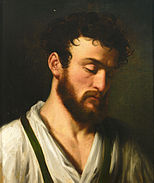 Portrait eines bärtigen jungen Mannes, 1817