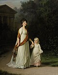 Thumbnail for File:Marie Sophie Frederikke with her daughter, Princess Caroline of Denmark c. 1800.jpg