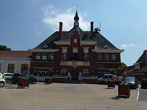 Marly (Nord, Fr) mairie.JPG