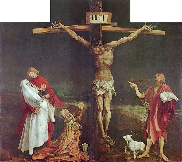 During the "Gethsemane" scene, a presentation of various paintings of Jesus Christ on the cross flash on screen, such as the works of Goya, Tintoretto