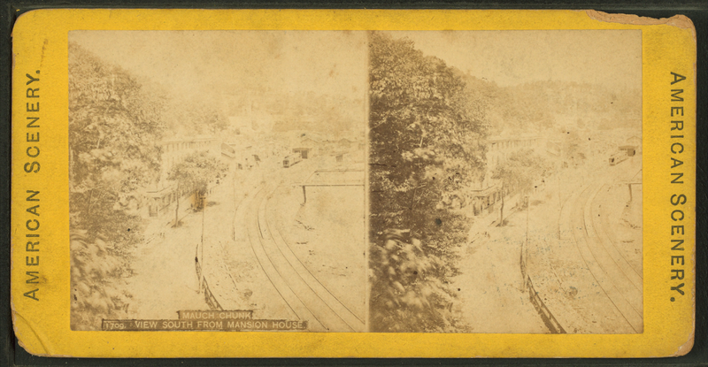 File:Mauch Chunk. View south from Mansion house, from Robert N. Dennis collection of stereoscopic views.png