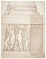 Барельефы на северной стороне колонны. Рисунок 1561 года.