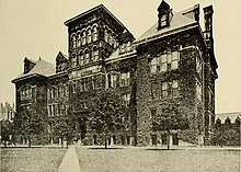 The main building of the Case School of Applied Science in 1916 Memorial of Captain Thomas Abbey, his ancestors and descendants of the Abbey family, pathfinders, soldiers and pioneer settlers of Connecticut, its Western Reserve in Ohio and the great West (1916) (14780244314).jpg
