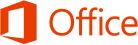 The Office logo containing a red icon depicting a stylized box outline and the word Office in red