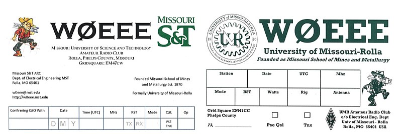 File:Missouri S&T W0EEE QSL Card.jpg