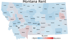 1 bedroom rent by county in Montana (2021)

$2,000+

$1,000

~$500 Montana rent.webp