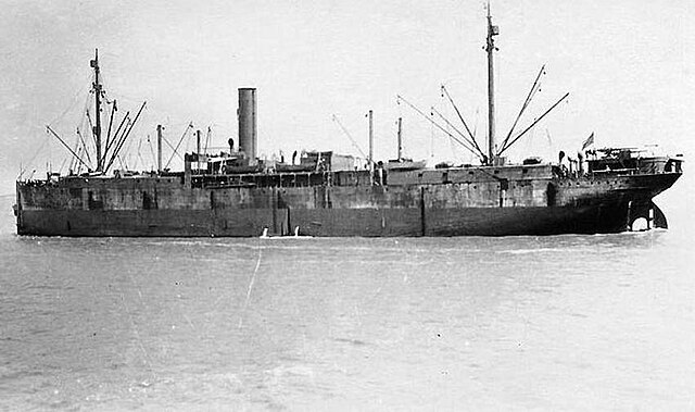 USAT Montanan at Saint-Nazaire, July 1917