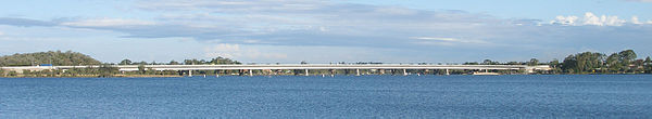 Mount Henry Bridge crossing the Canning River