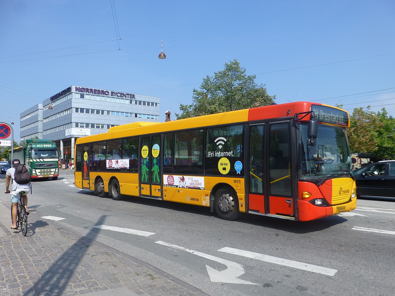 bus line 4A on Lygten.JPG - Wikipedia, frie encyklopædi