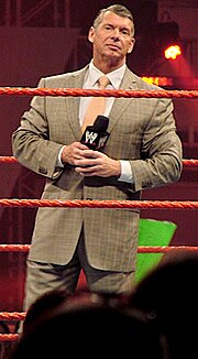 Vince McMahon did not appear on the campaign trail with Linda for much of her campaign. Mrmcmahon092407.jpg