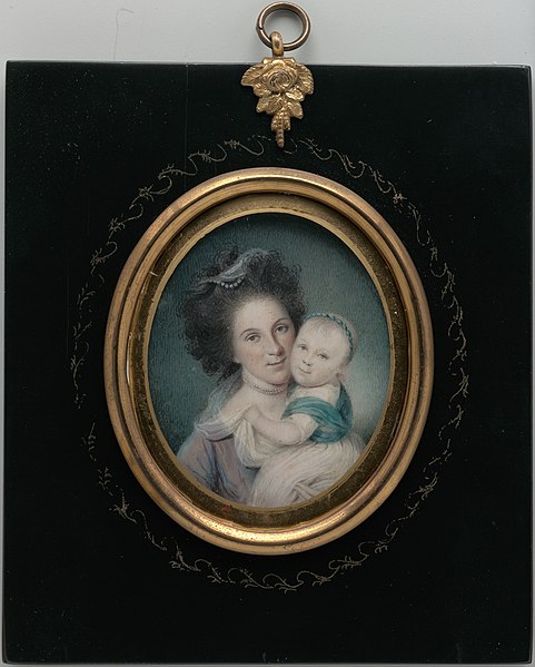 File:Mrs. Charles Willson Peale (Rachel Brewer) and Baby Eleanor MET DP161672.jpg