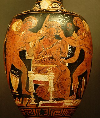 <span class="mw-page-title-main">Aegisthus</span> Figure in Greek mythology