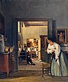 Musée Ingres-Bourdelle - L'atelier d'Ingres à Rome 1818 - Jean Alaux - Joconde00000055158.jpg