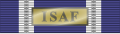 Baretka medalu NATO za ISAF (wzór: od 2011)